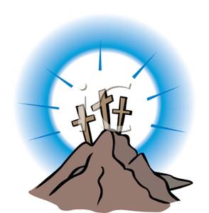 Top of the mountain clipart 