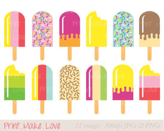 Ice Cream Popsicle Clip Art Clip Art Library