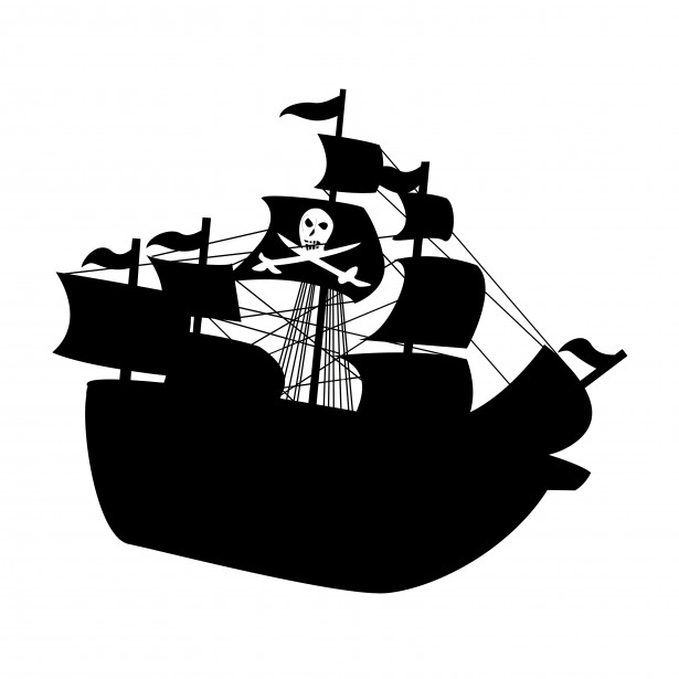 Pirate Ship Silhouette Clip Art – Clipart Free Download 