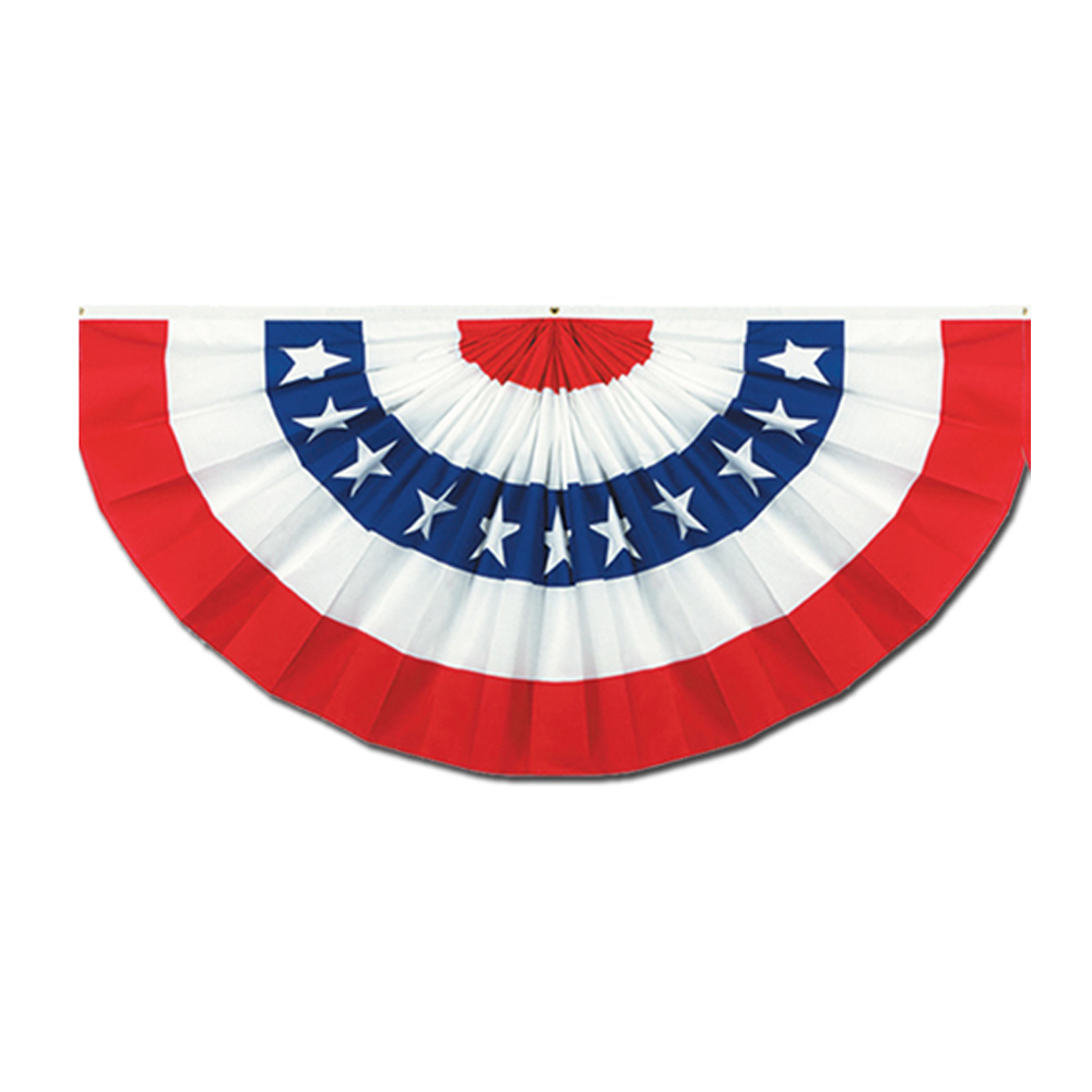 American flag pennant banner clipart 