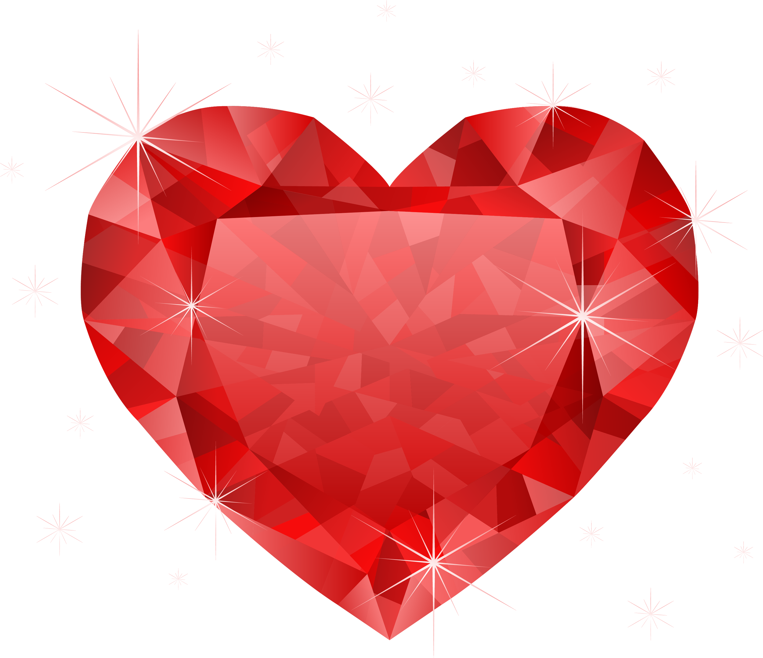 Diamond Heart Clipart 