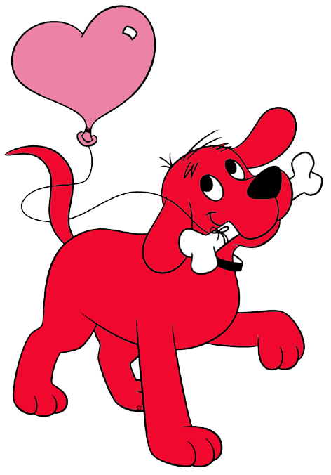Clifford the Big Red Dog Clip Art Image 