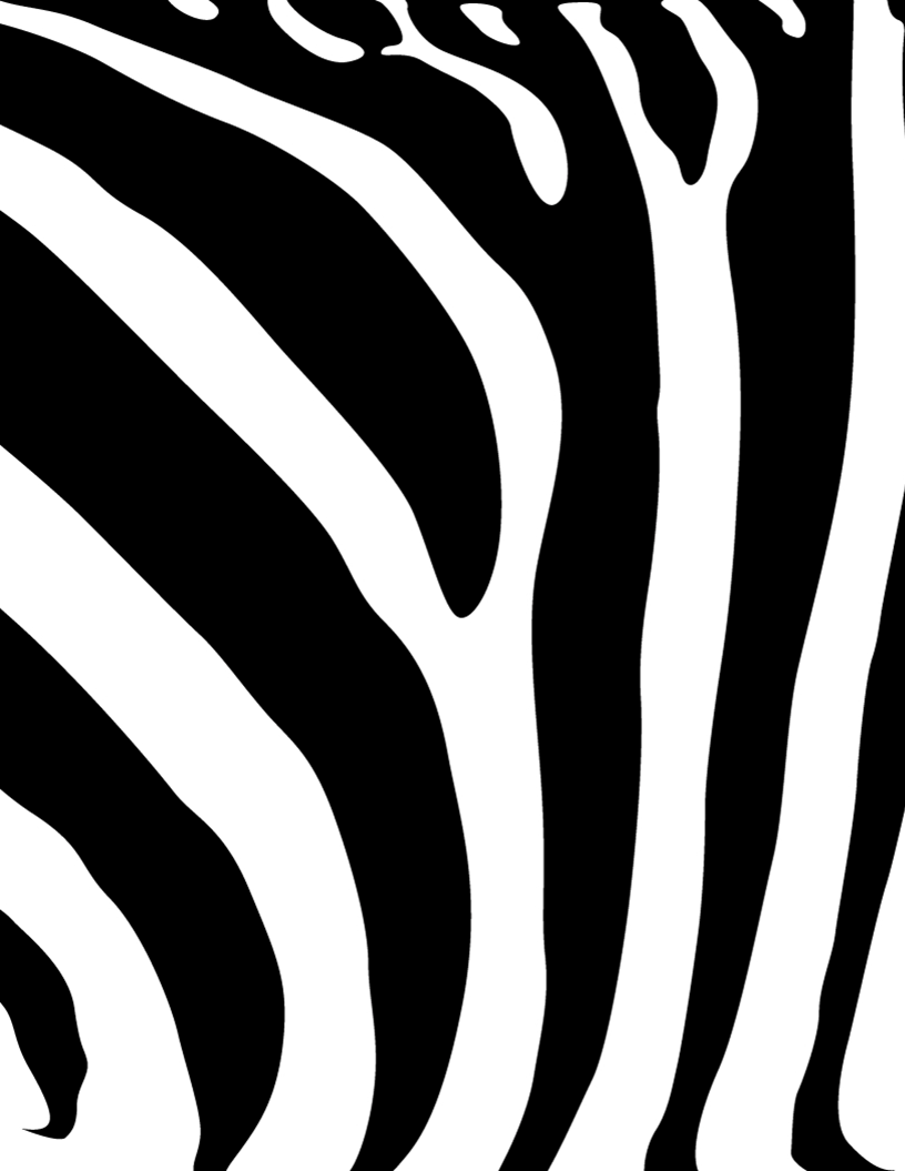 Zebra print clip art 
