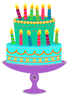 green birthday cake clip art