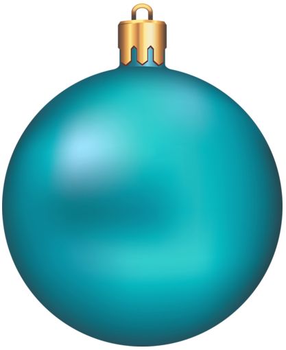 CHRISTMAS BLUE ORNAMENT CLIP ART