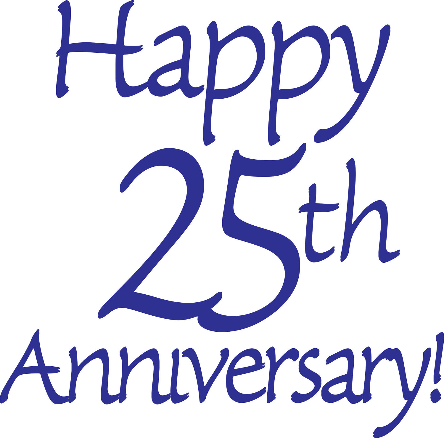 25th-wedding-anniversary-clip-art