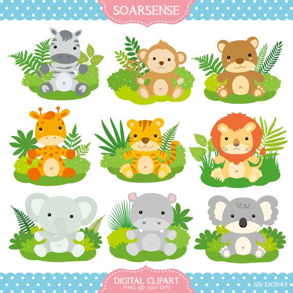 Free Baby Safari Cliparts, Download Free Baby Safari Cliparts png ...