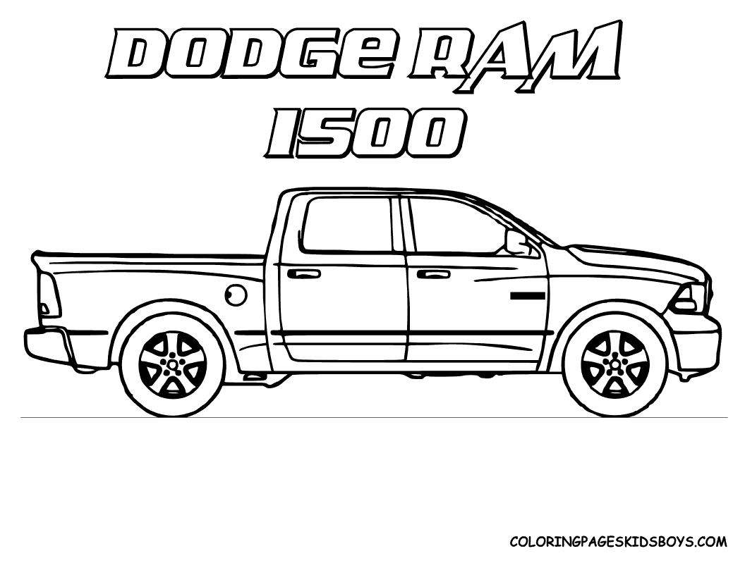 Free Coloring Pages Of Dodge 9