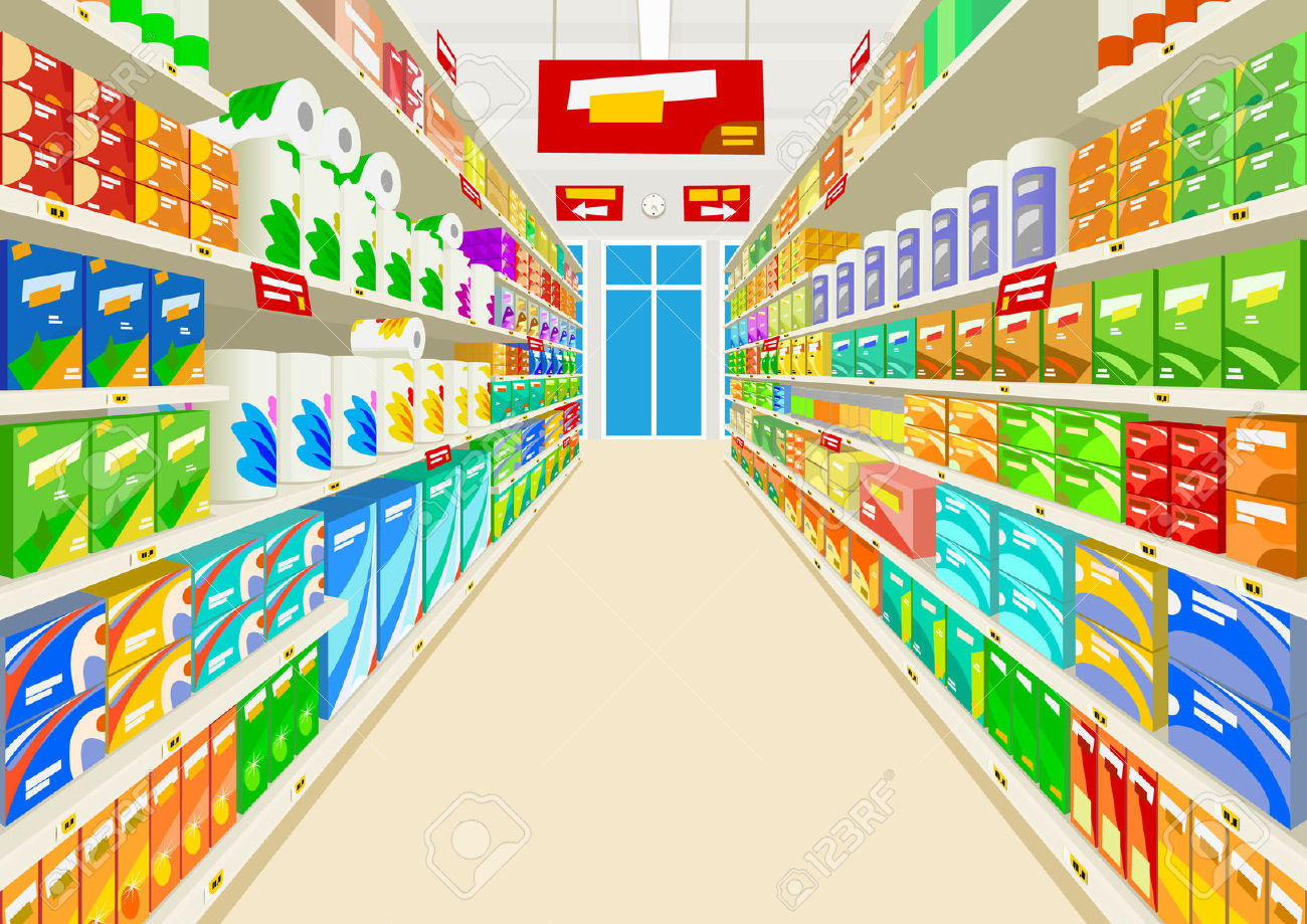 Froogles Supermarket Clipart