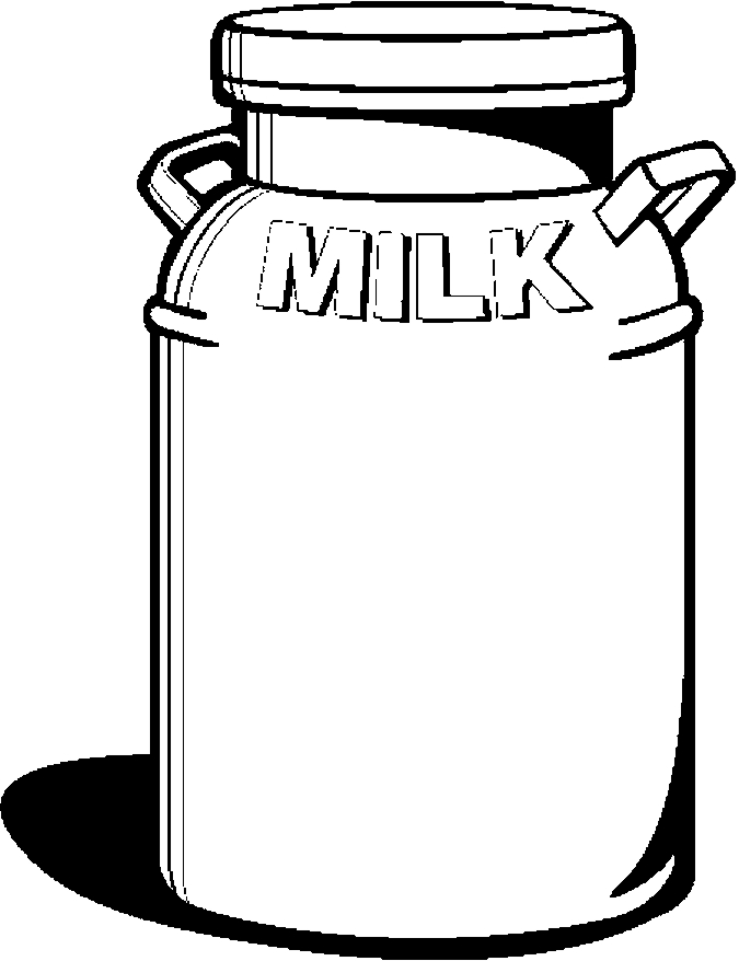 Milk Can Cartoon 