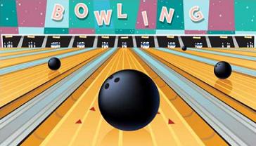 bowling lane clip art