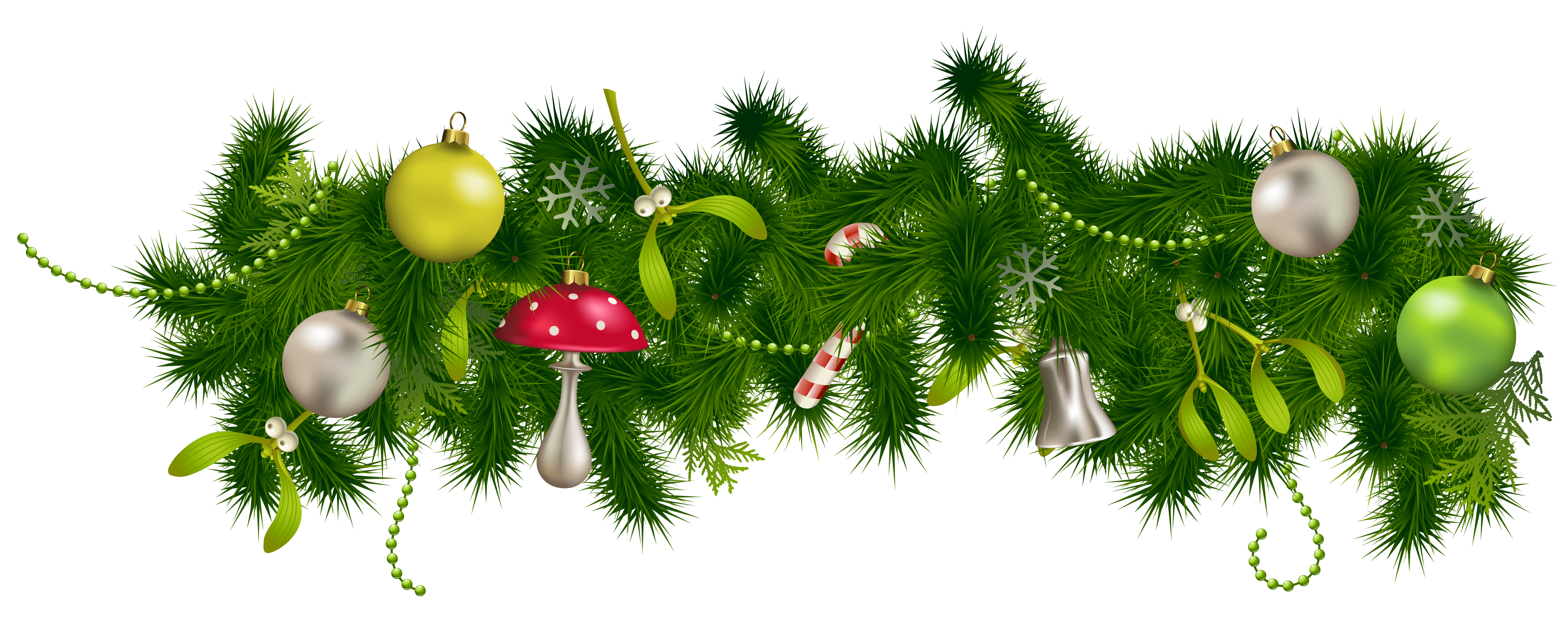 Christmas garland clip art 