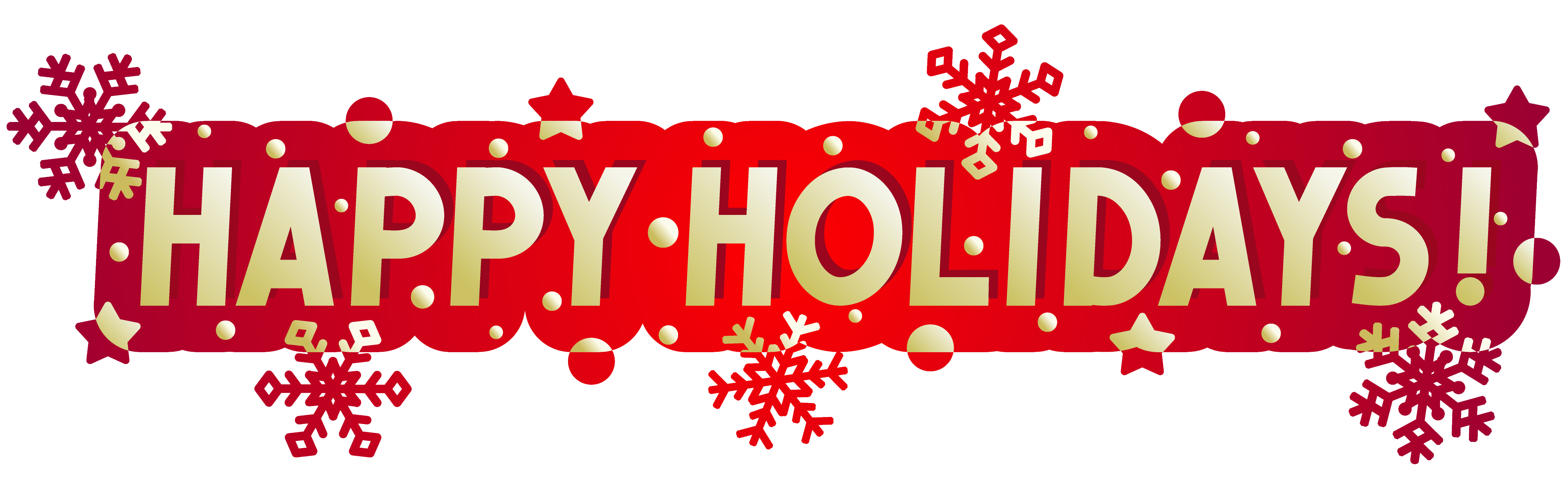 Happy Holidays Banner Clip Art Library