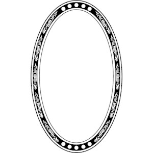 Free oval frame clipart 