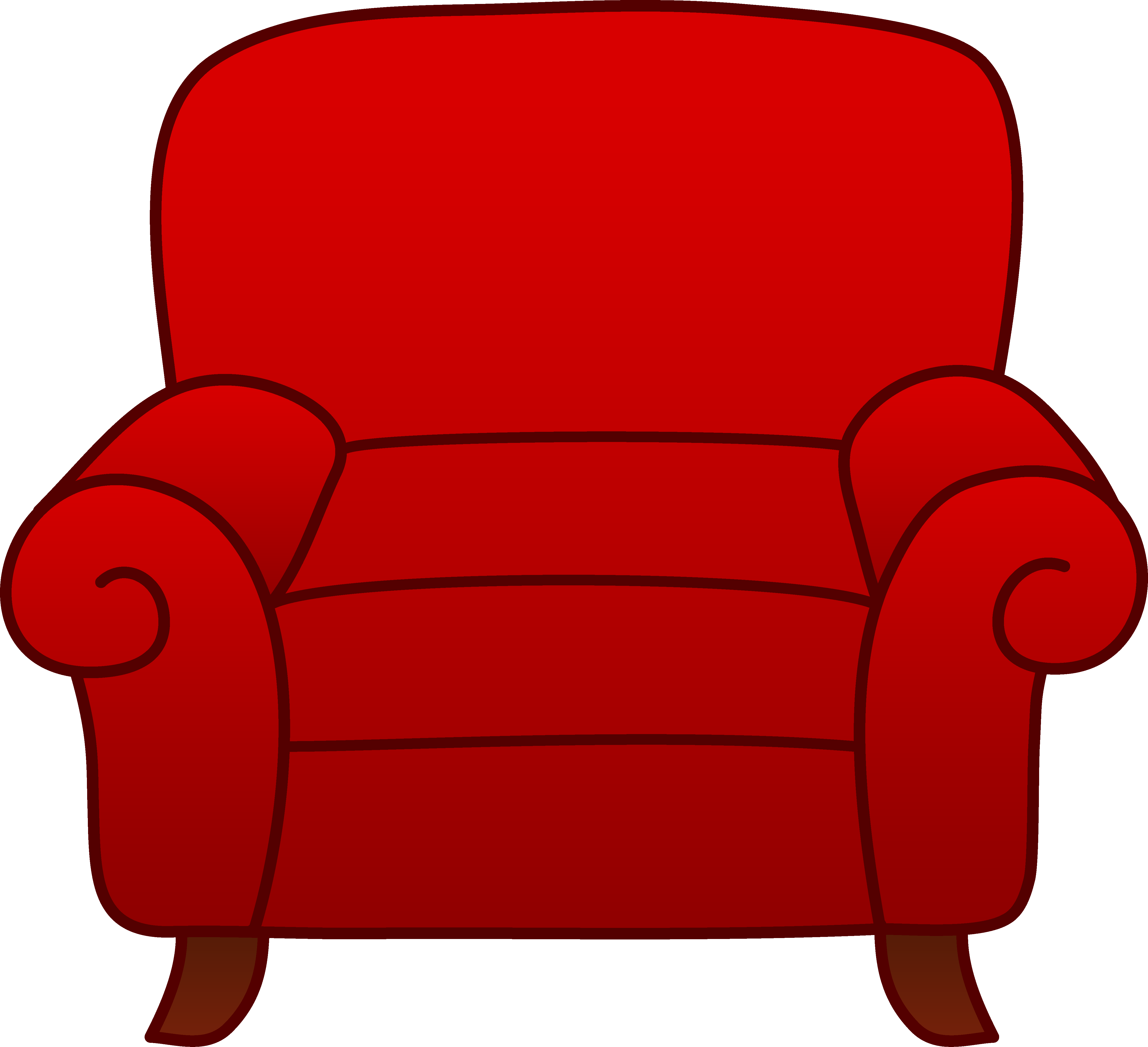 red armchair clipart - Clip Art Library