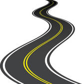 Curved Road Cliparts