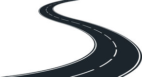 Curved road clipart top view 