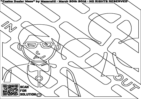 Gambling Coloring Page coloring page, coloring image, clipart image 