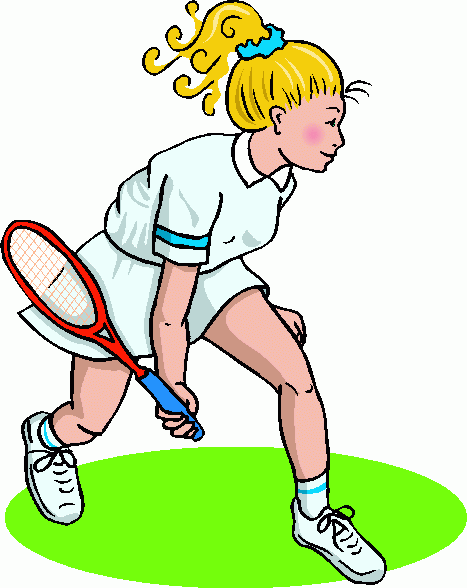 Tennis Player Clip Art 