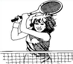 Free Tennis Players Clipart 