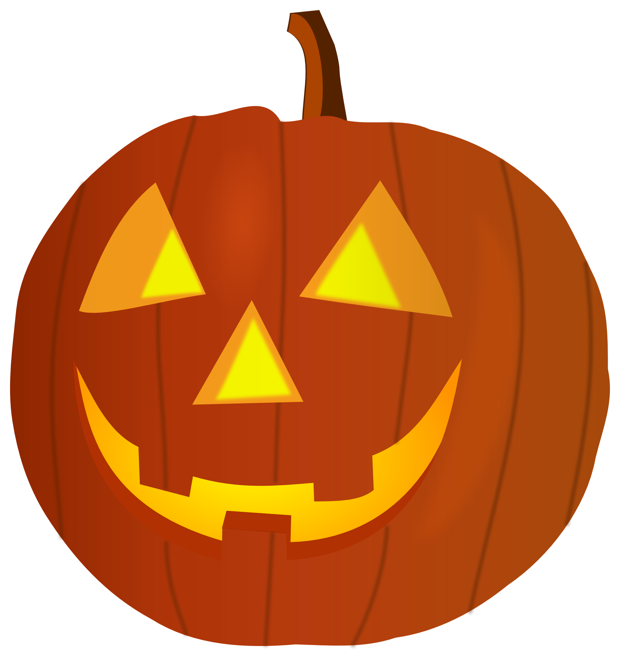 Pumpkin Softball Cliparts