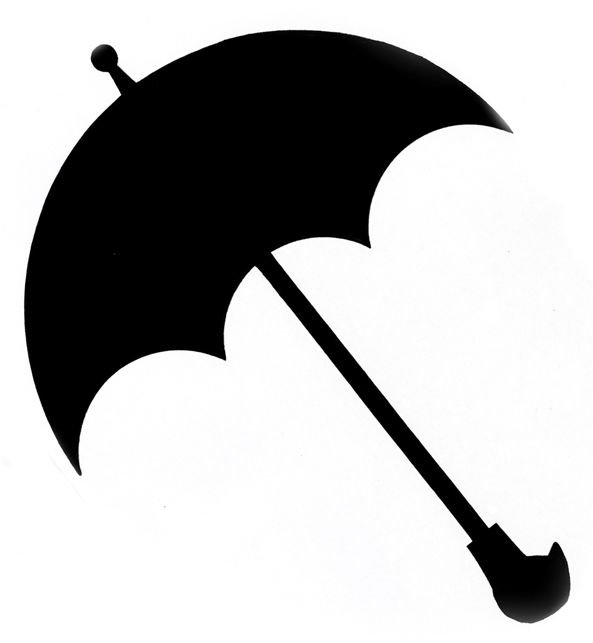 Зонтик силуэт