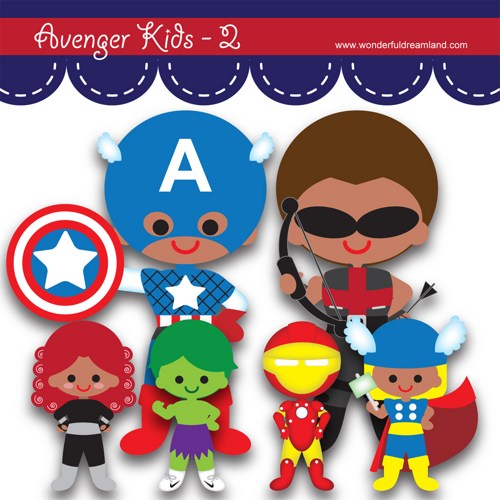 Thor Superhero Cliparts