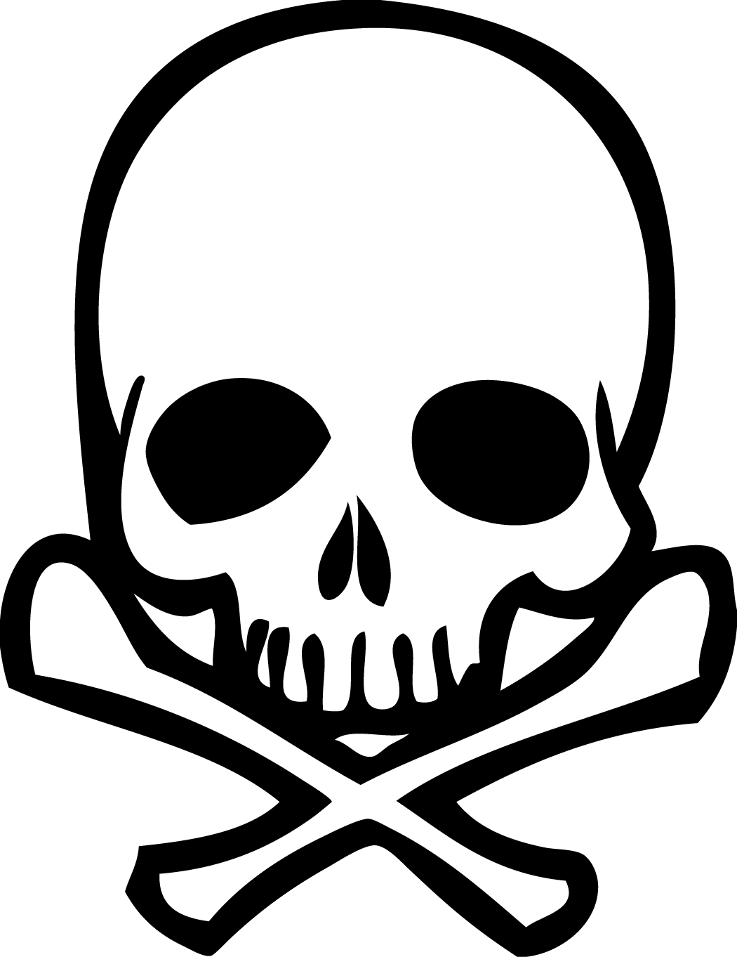 Simple Skull Logo Png