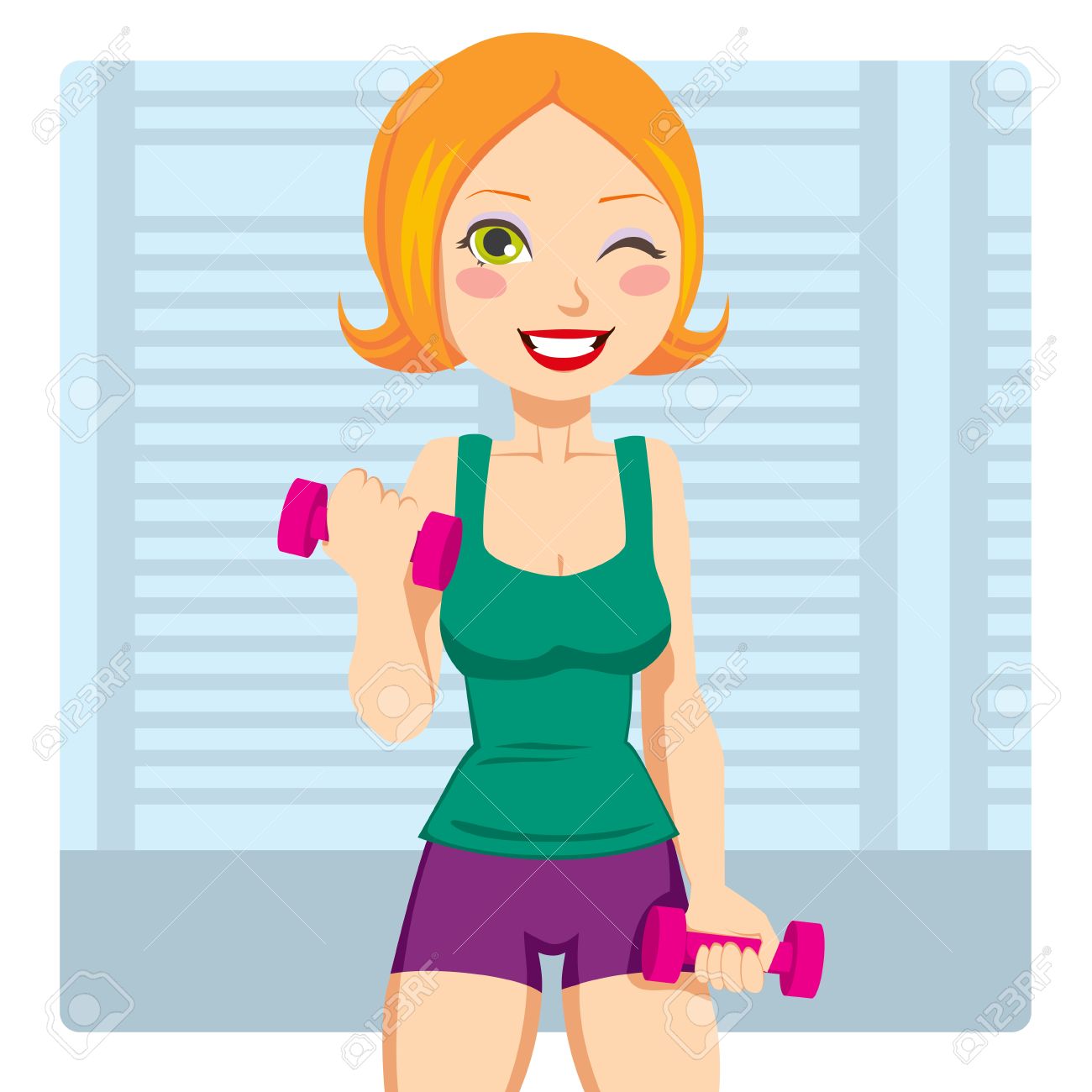 Black Woman Exercising Clipart - clipart of woman working out ...