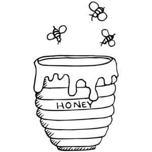 Honey pot clip art 