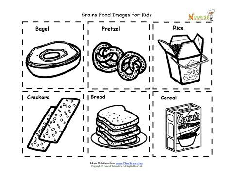 Food group clipart for kids 