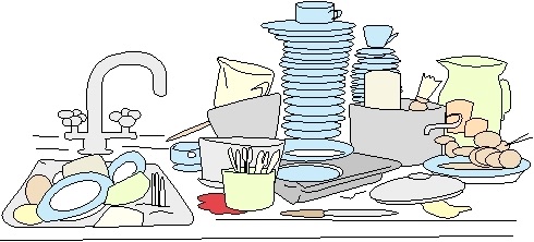 Dirty Dishes In Sink Clipart Clip Art Library   1541760 