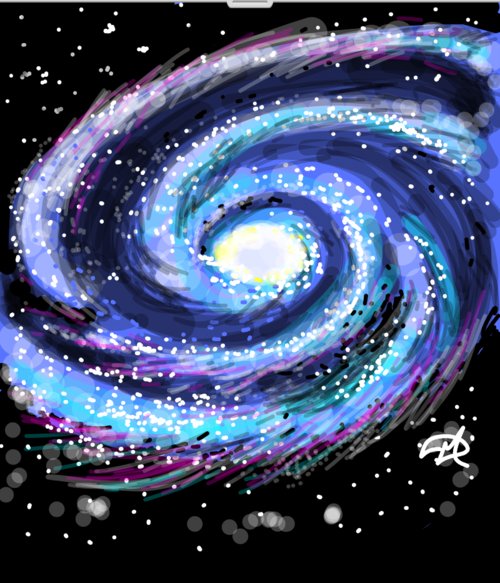 Imaginative design of the Milky Way  Astronomy Sketch of the Day