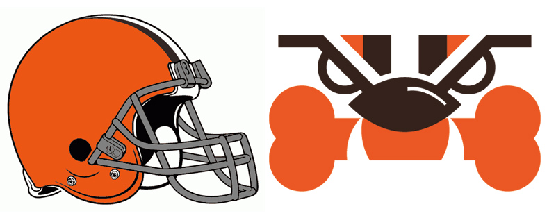 brandflakesforbreakfast: redesigned NFL team logos 