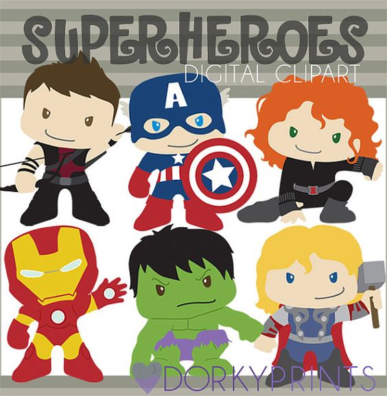 Thor Superhero Cliparts