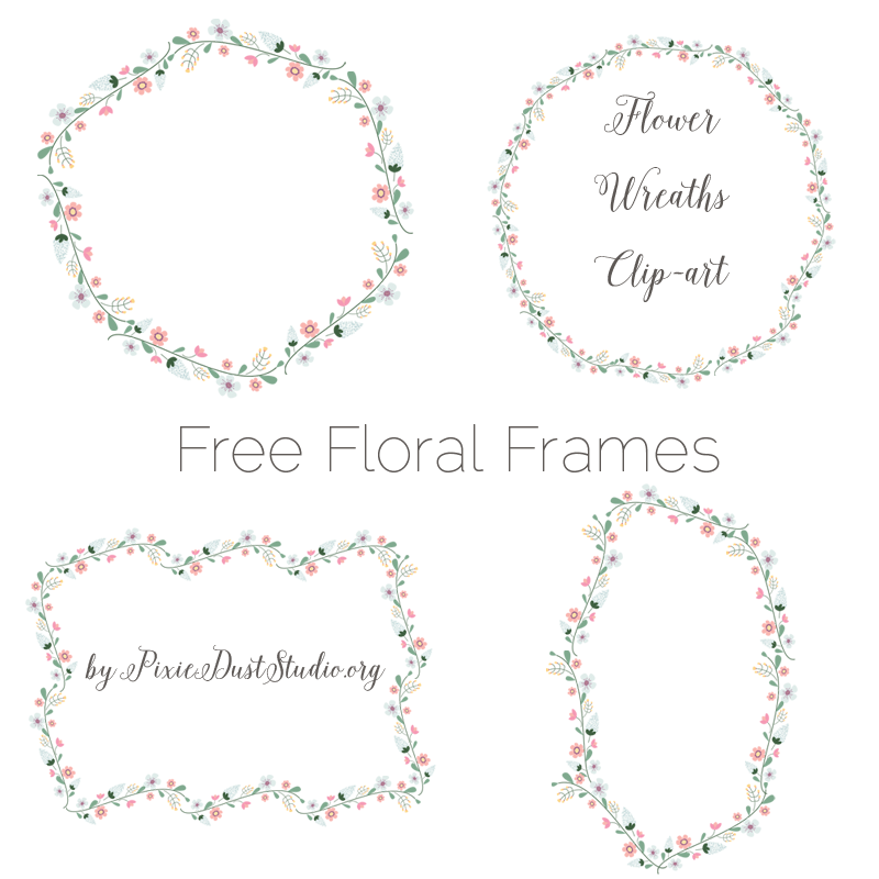 Patriotic Flower Cliparts