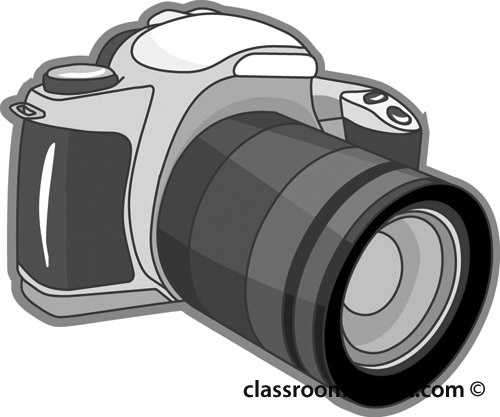 professional digital camera clipart