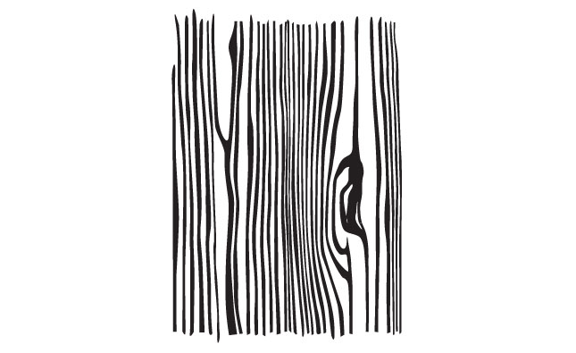 Wood grain clipart black and white 
