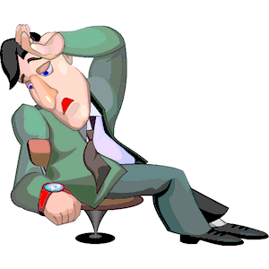 Tired People Cliparts