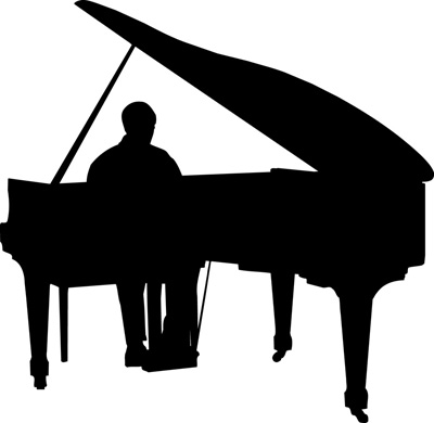 keyboard player clipart