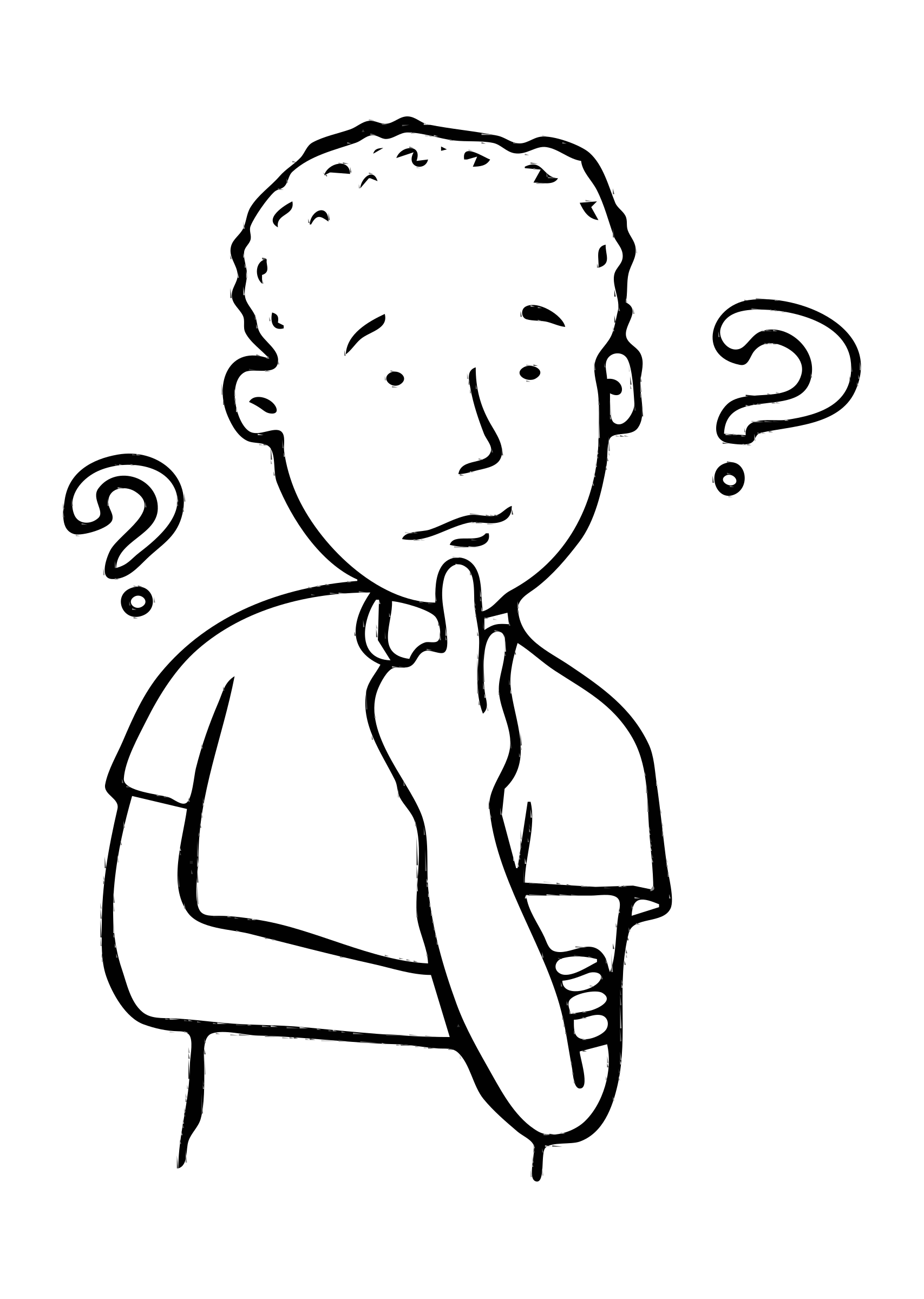 Ran thinking face clip art free clipart image 