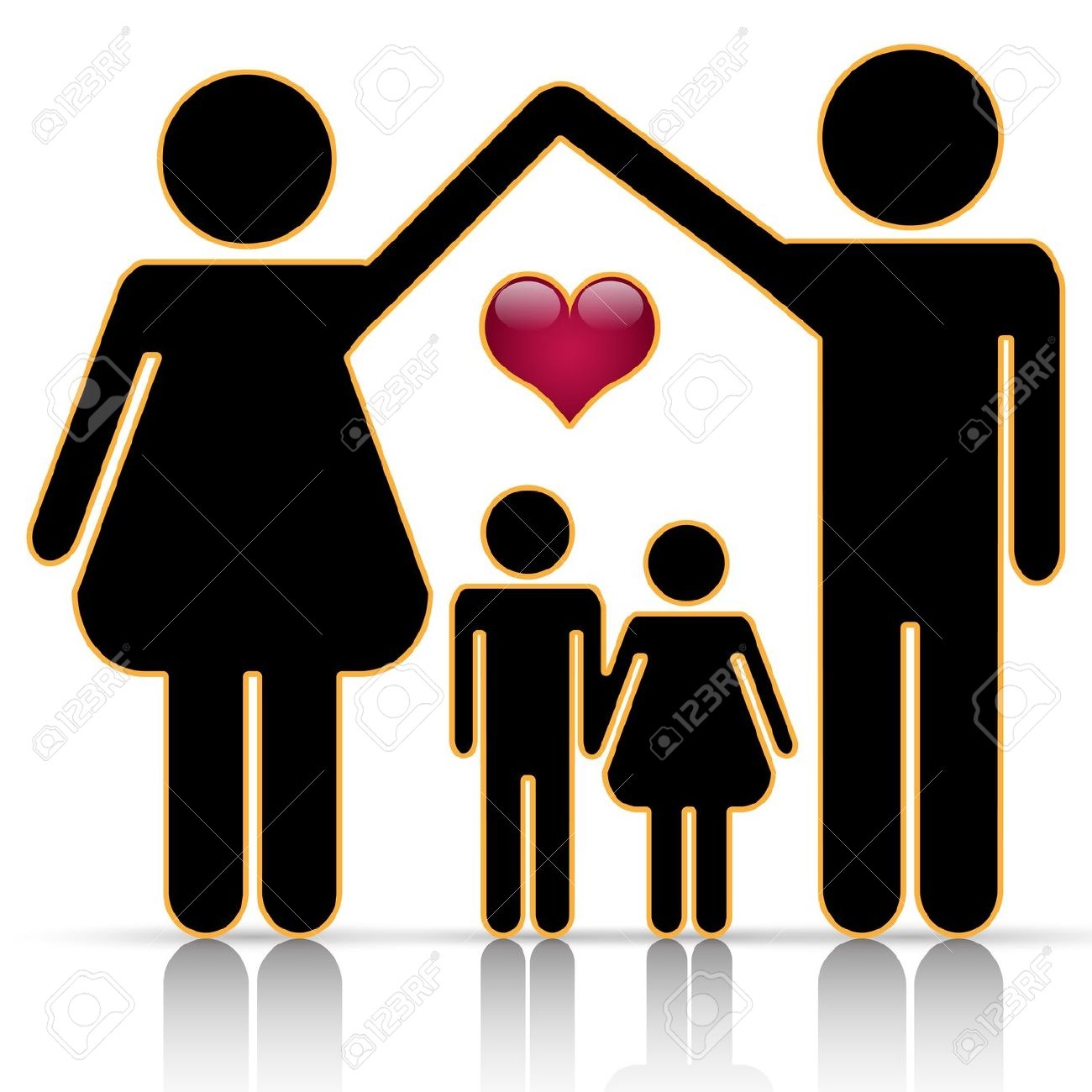 Happy Family Clip Art Free Clipart Images 4 Wikiclipart - Bank2home.com