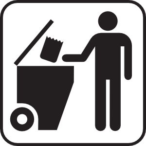 Trash Dumpster White Clip Art at Clker 