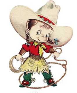 clipart vintage cowgirl and cowboy - Clip Art Library