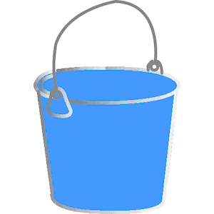 Empty Bucket Clipart 