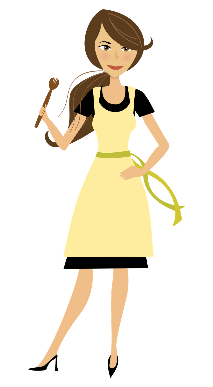 Cooking mom clipart 