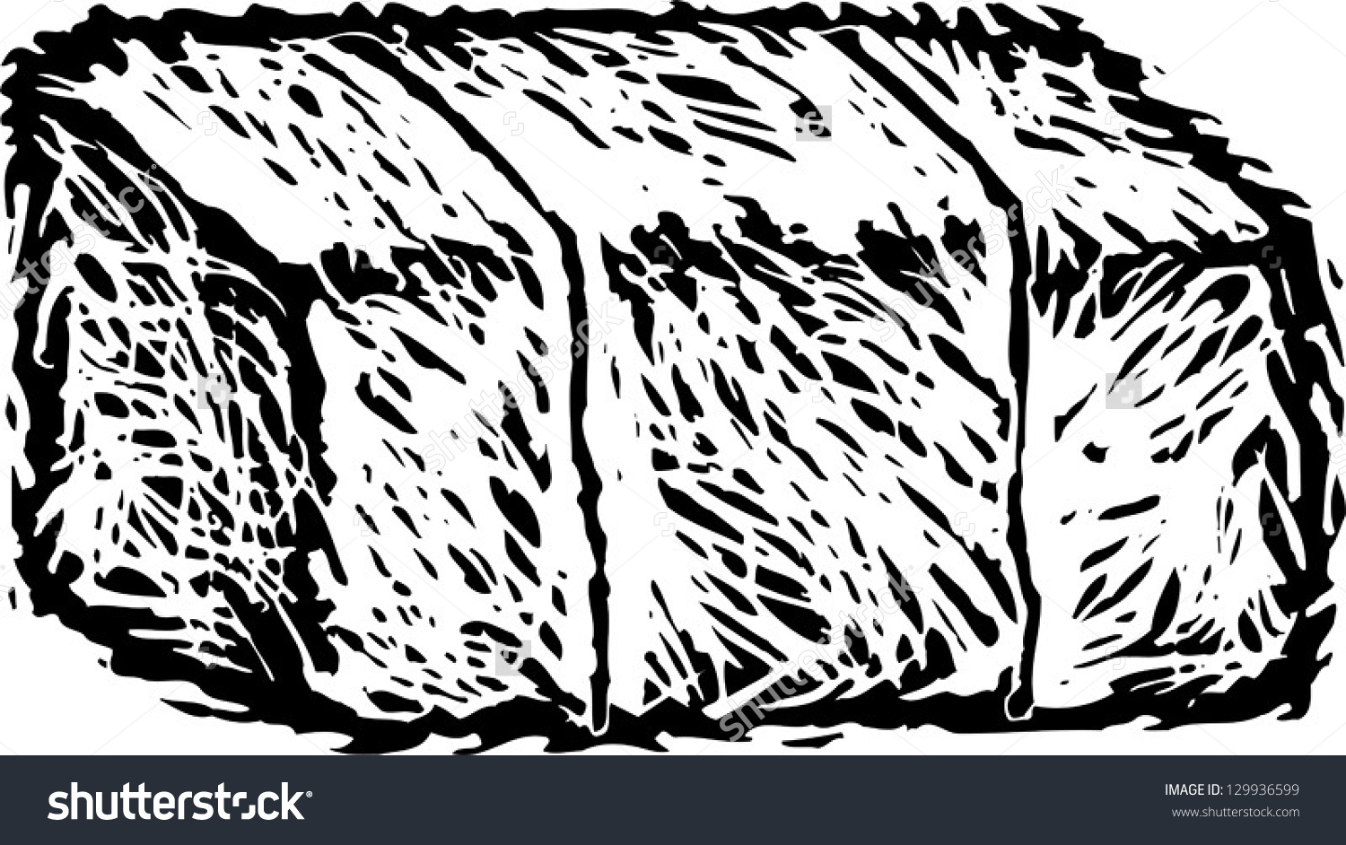 Hay clipart black and white 