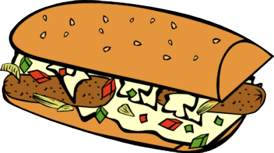 Sub Sandwich Cartoon 