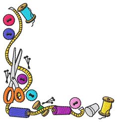 sewing notions clip art