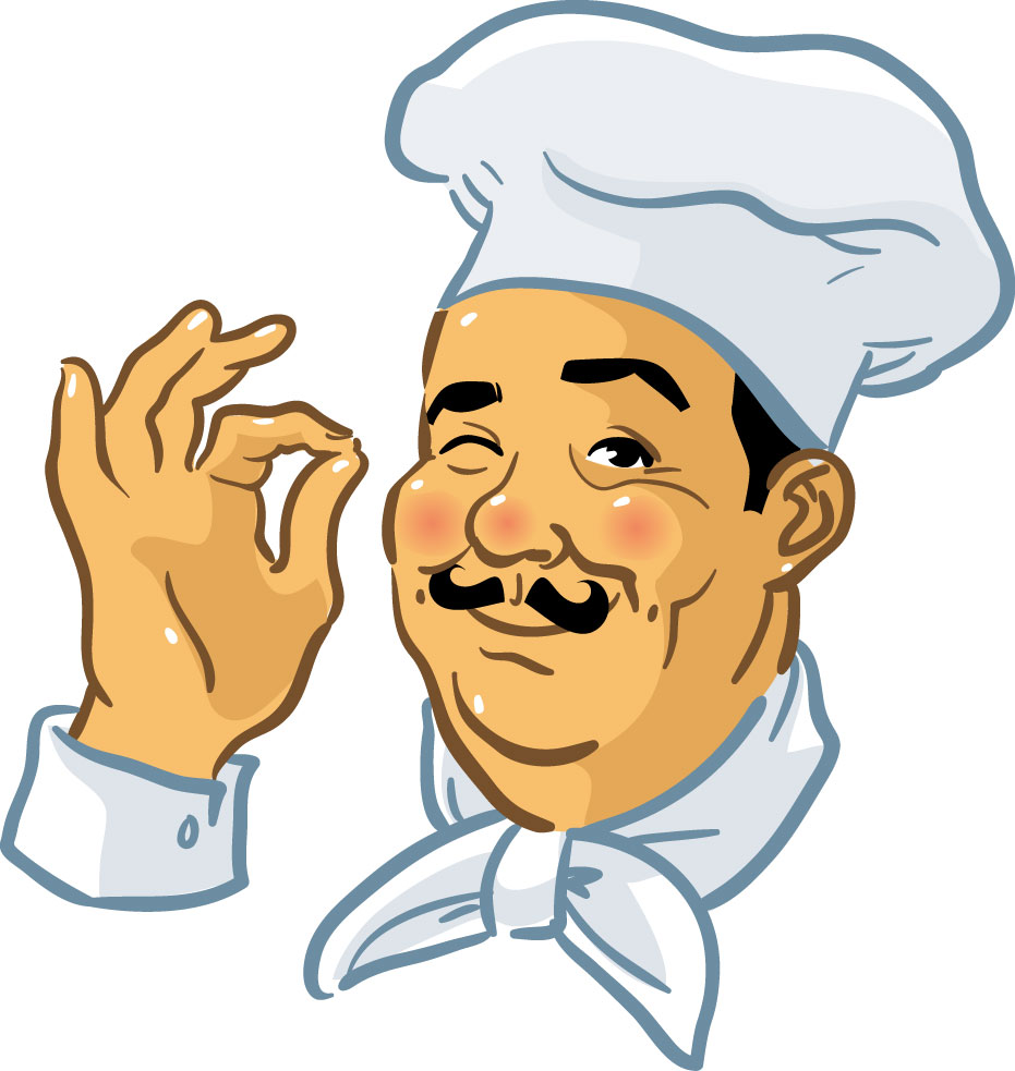 Chef cook clipart 